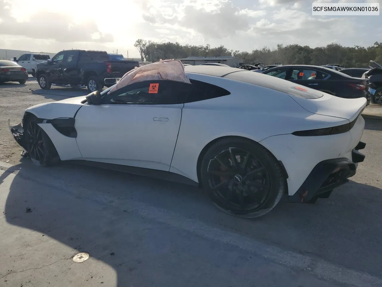 2019 Aston Martin Vantage VIN: SCFSMGAW9KGN01036 Lot: 78204154