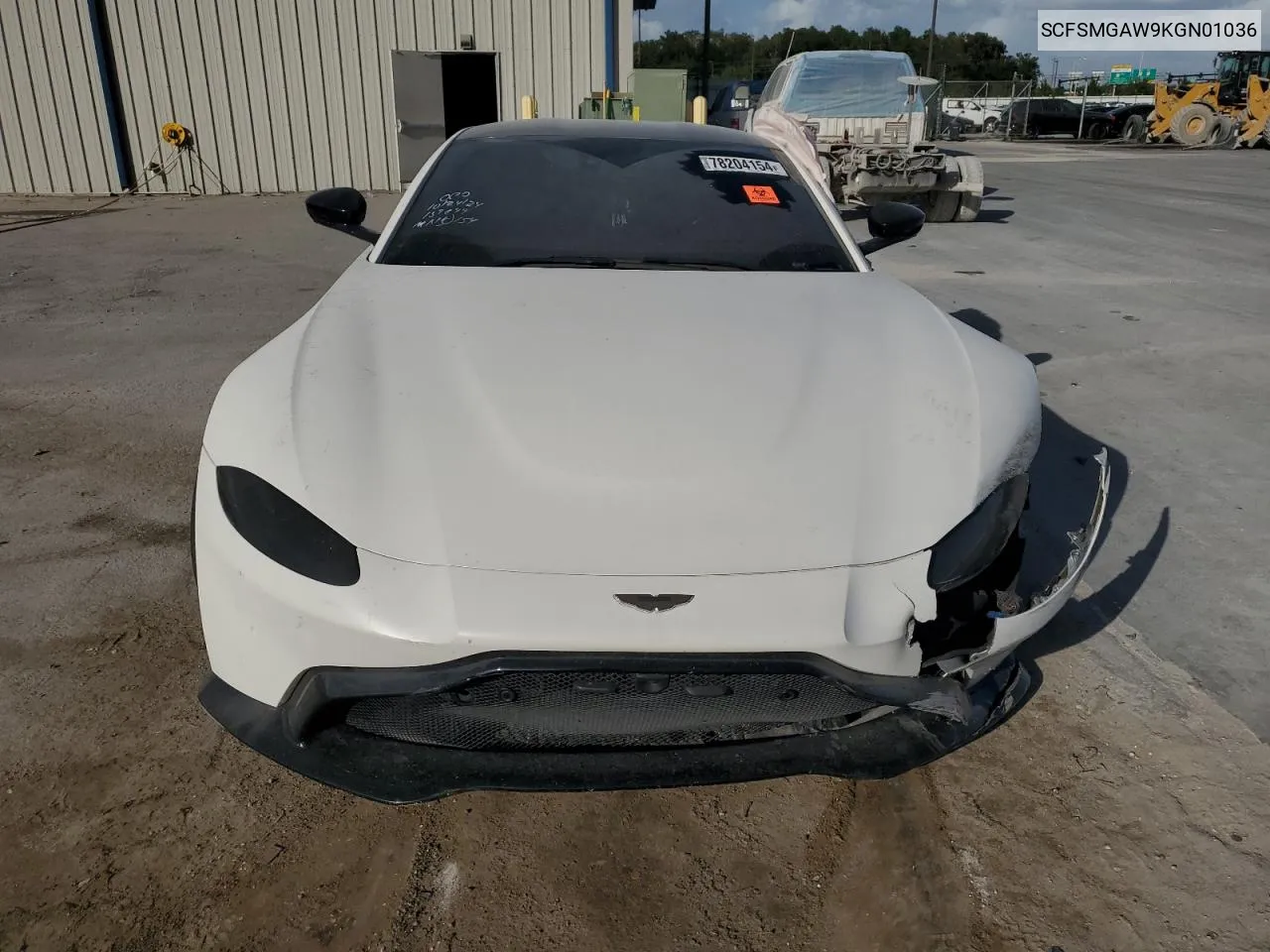 2019 Aston Martin Vantage VIN: SCFSMGAW9KGN01036 Lot: 78204154