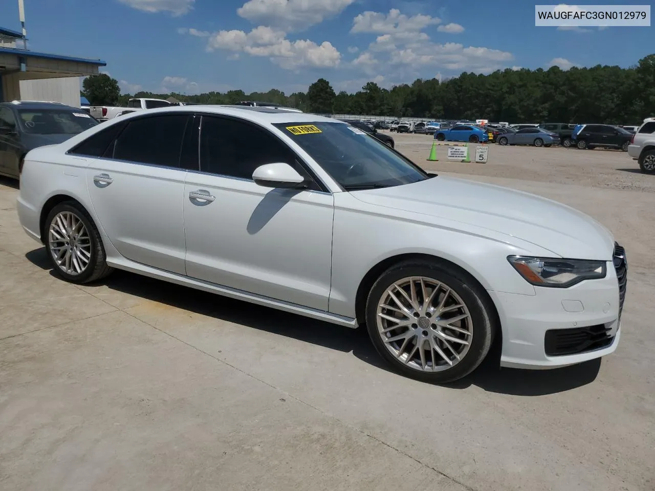 2016 Audi A6 Premium Plus VIN: WAUGFAFC3GN012979 Lot: 69267554