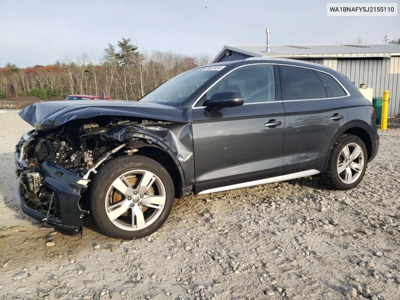 2018 Audi Q5 Premium Plus VIN: WA1BNAFY5J2155110 Lot: 78657424