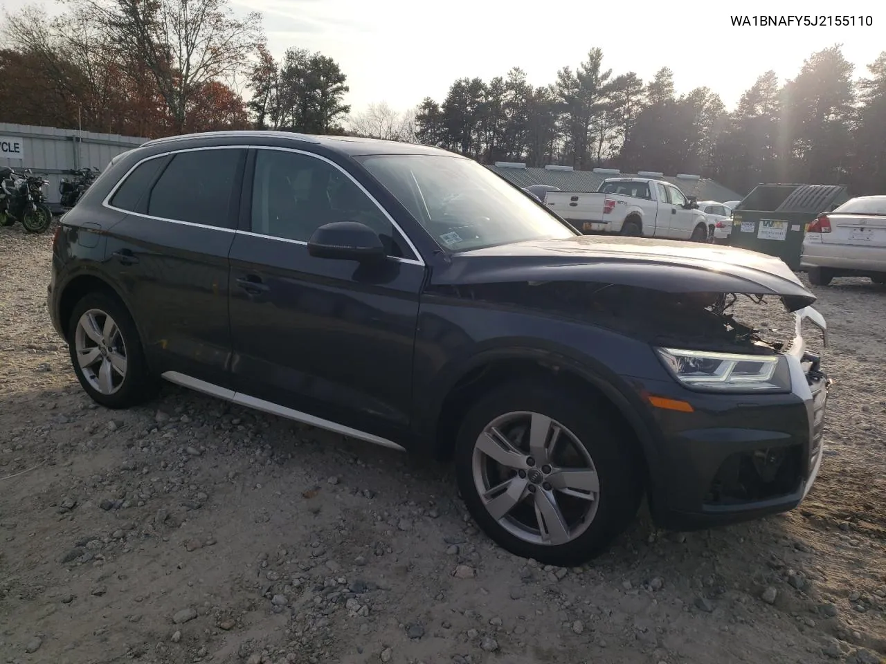 2018 Audi Q5 Premium Plus VIN: WA1BNAFY5J2155110 Lot: 78657424