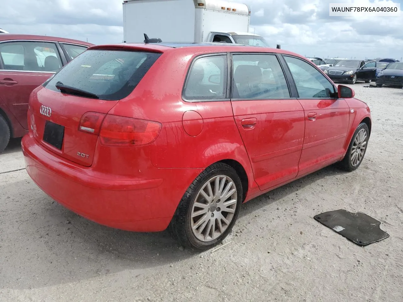 2006 Audi A3 2.0 Premium VIN: WAUNF78PX6A040360 Lot: 75083544