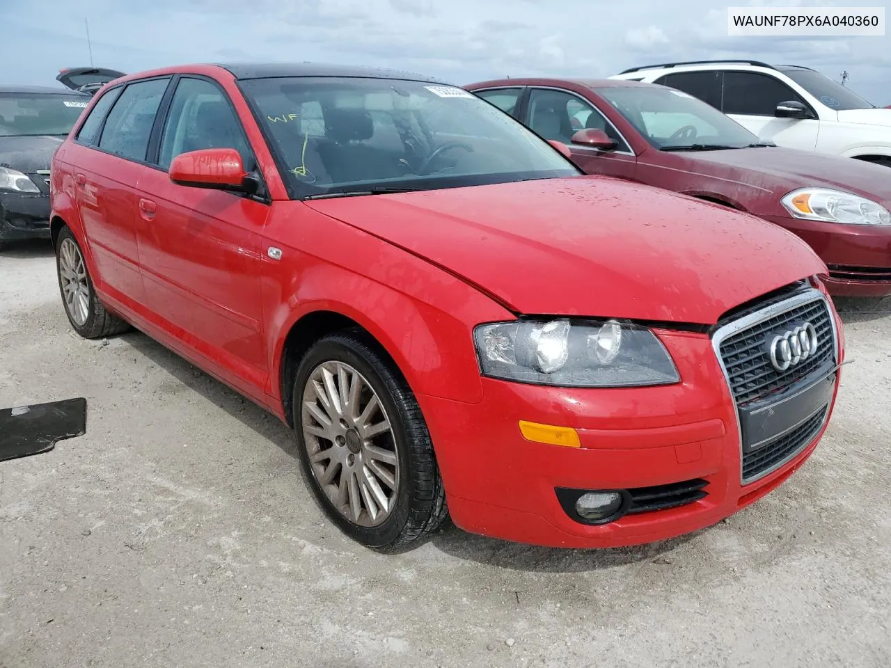 2006 Audi A3 2.0 Premium VIN: WAUNF78PX6A040360 Lot: 75083544