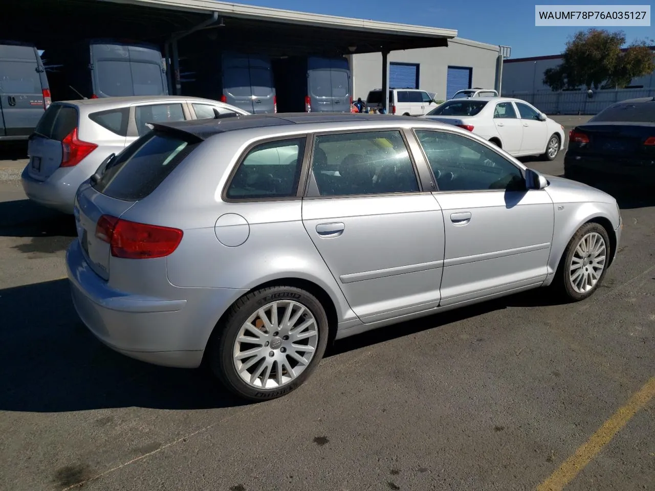 2006 Audi A3 2.0 Sport VIN: WAUMF78P76A035127 Lot: 79253394