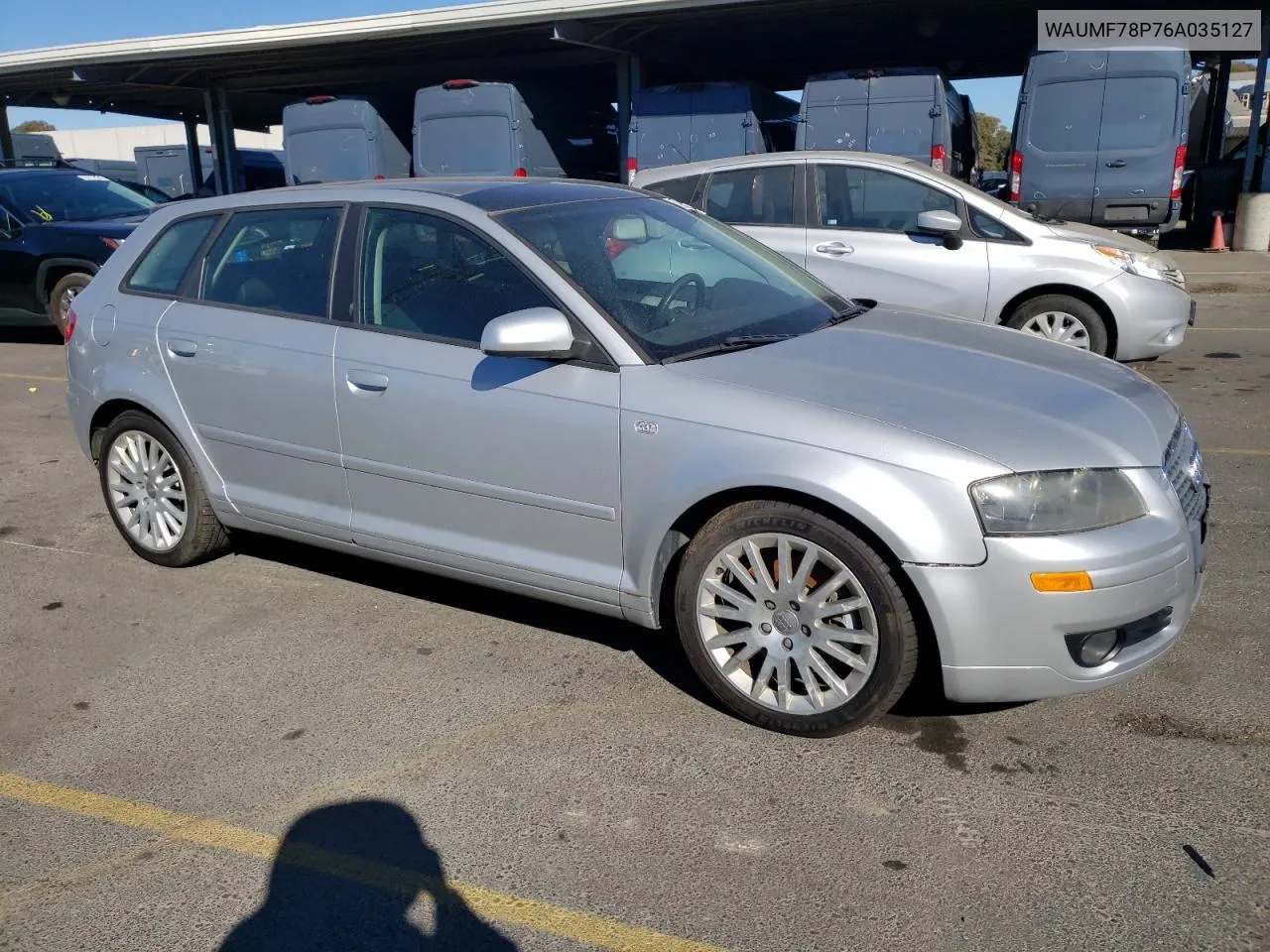 2006 Audi A3 2.0 Sport VIN: WAUMF78P76A035127 Lot: 79253394