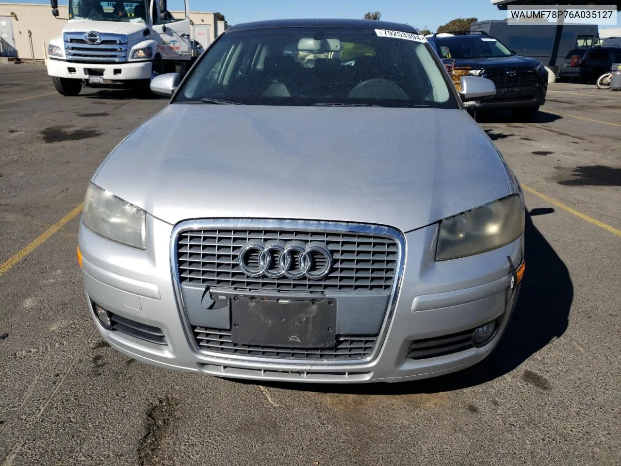 2006 Audi A3 2.0 Sport VIN: WAUMF78P76A035127 Lot: 79253394