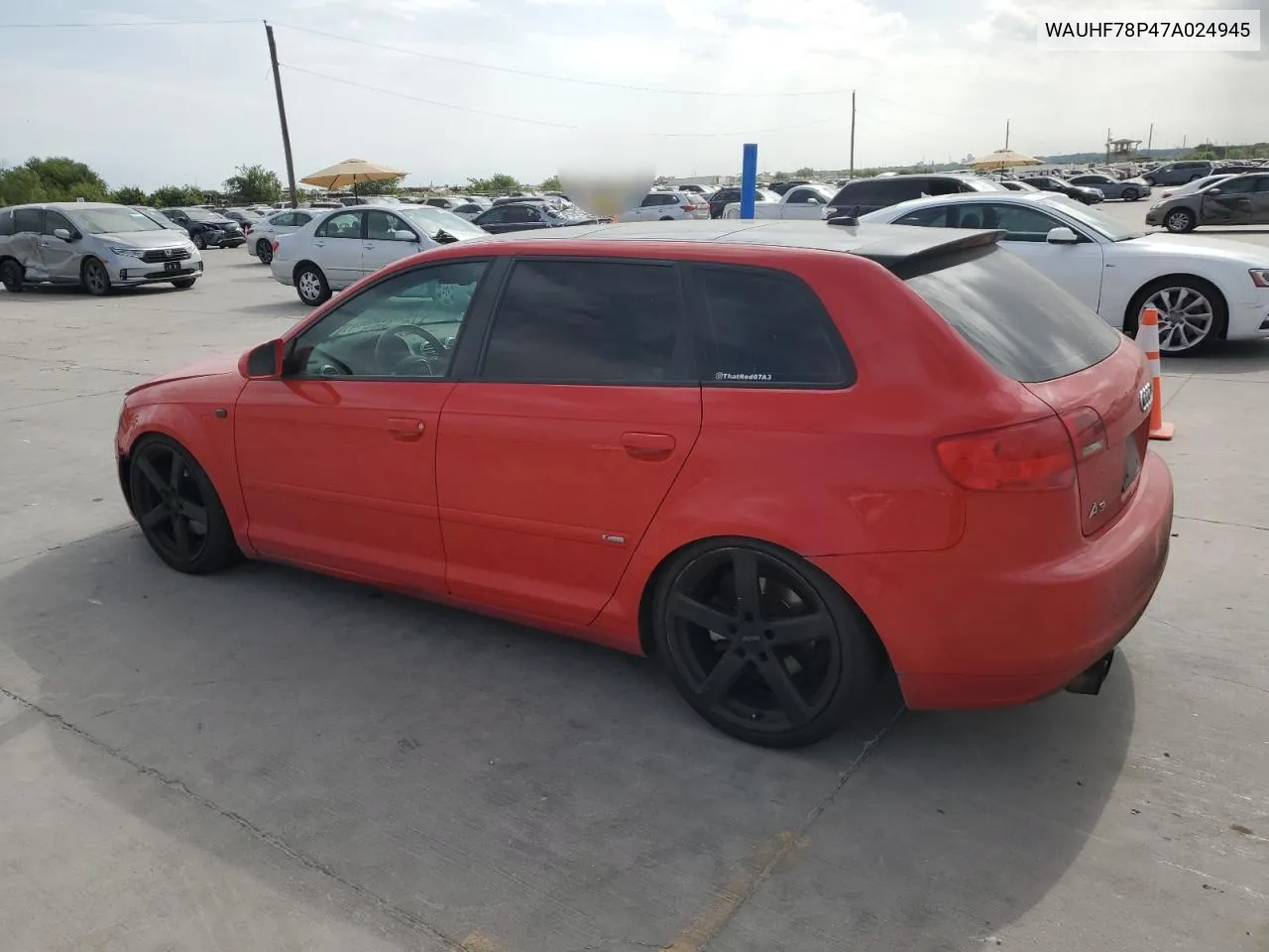 WAUHF78P47A024945 2007 Audi A3 2