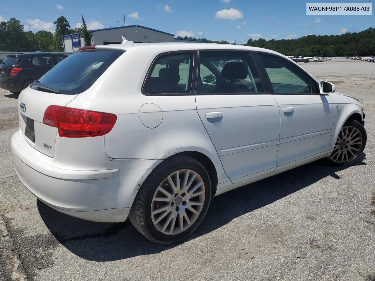 2007 Audi A3 2.0 Premium VIN: WAUNF98P17A085703 Lot: 66823464