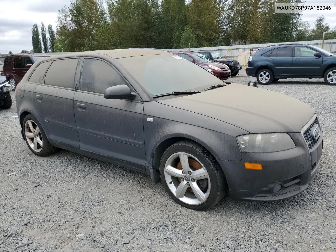 2007 Audi A3 S-Line 3.2 Quattro VIN: WAUKD78P97A182046 Lot: 70754654