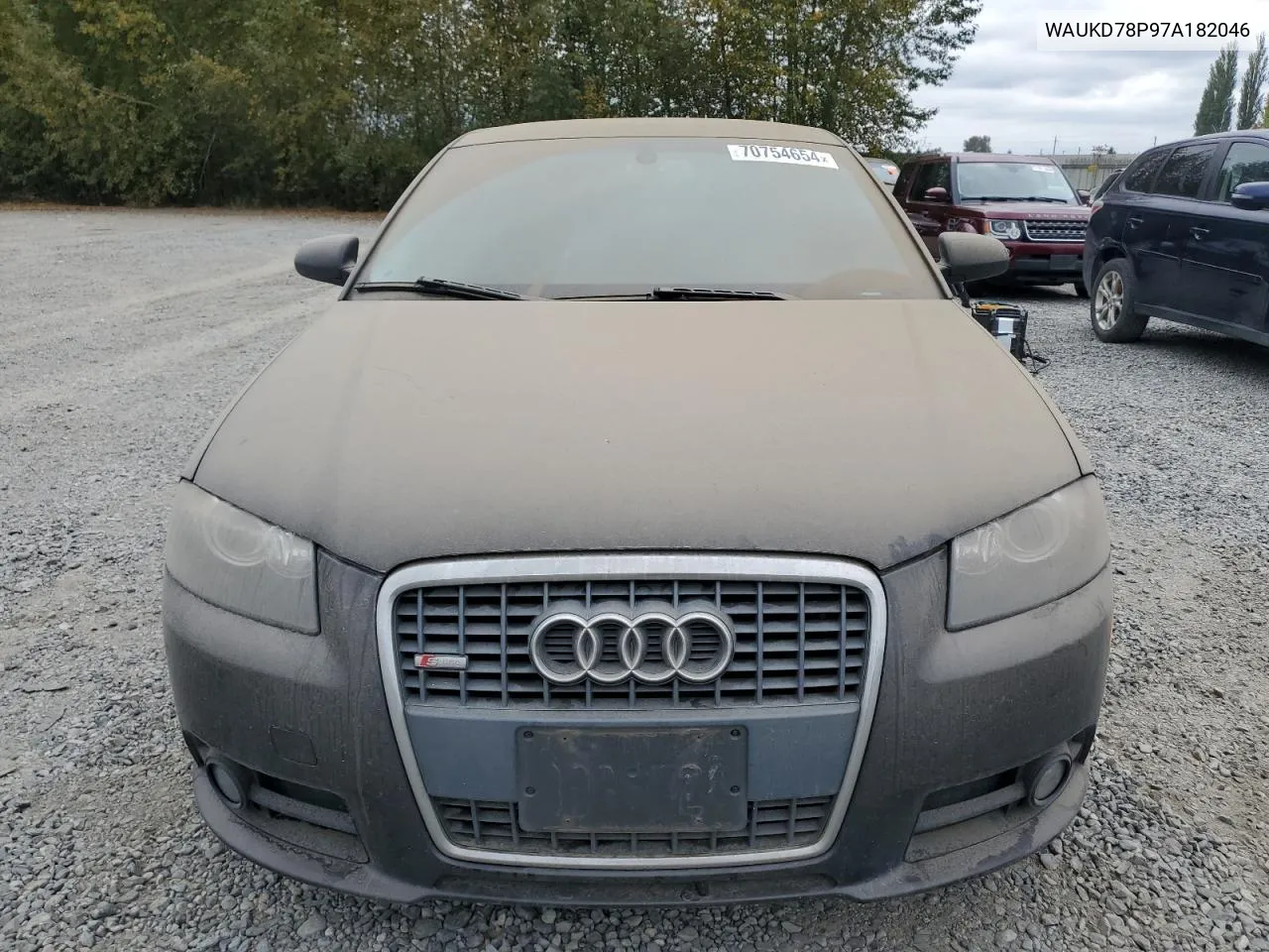 2007 Audi A3 S-Line 3.2 Quattro VIN: WAUKD78P97A182046 Lot: 70754654