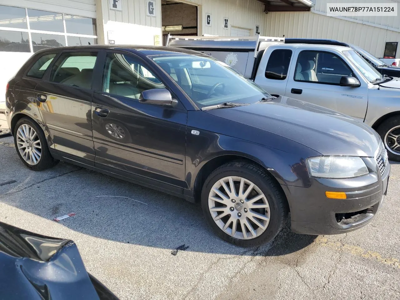 2007 Audi A3 2.0 Premium VIN: WAUNF78P77A151224 Lot: 76132454