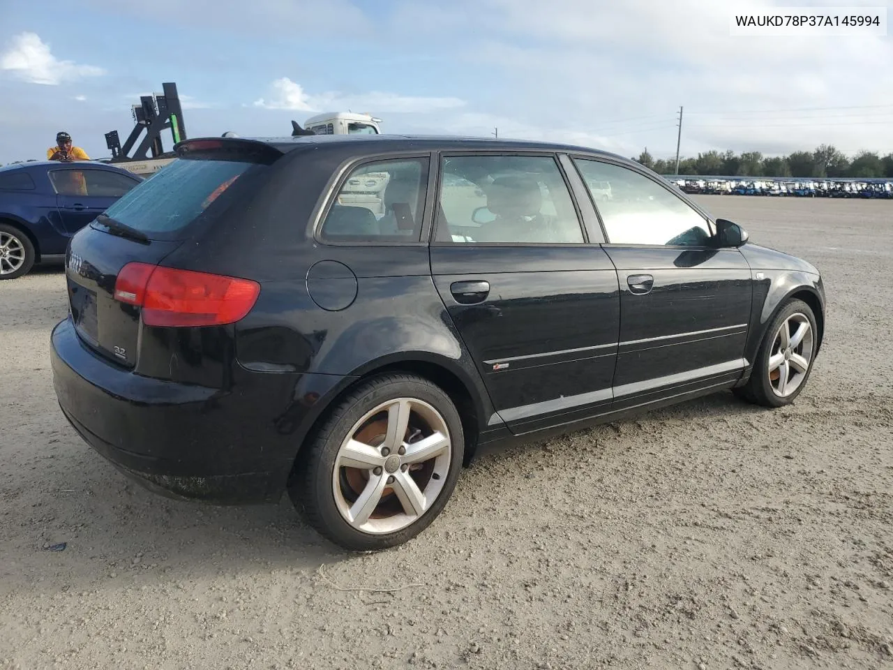 2007 Audi A3 S-Line 3.2 Quattro VIN: WAUKD78P37A145994 Lot: 79560544