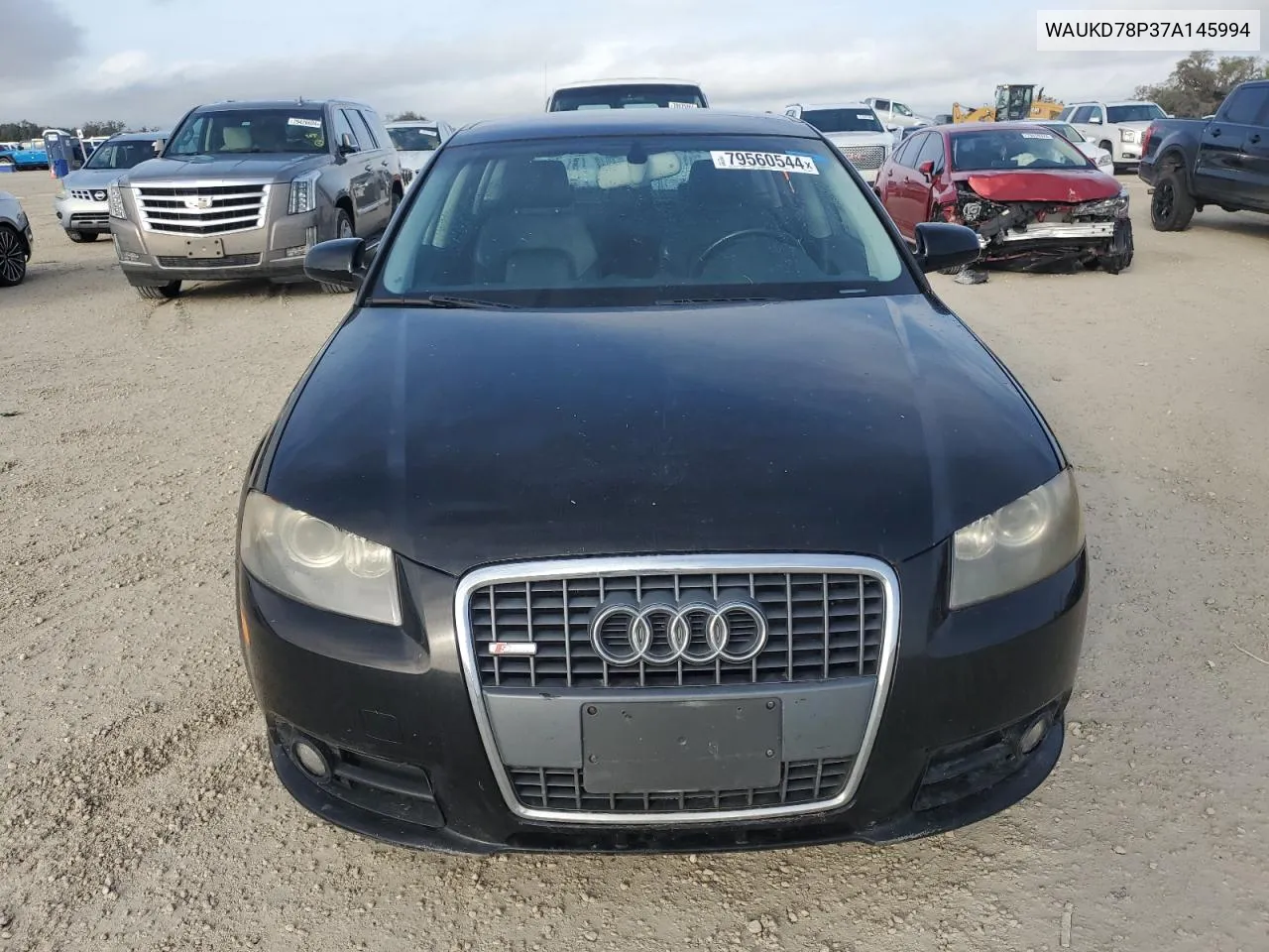 2007 Audi A3 S-Line 3.2 Quattro VIN: WAUKD78P37A145994 Lot: 79560544