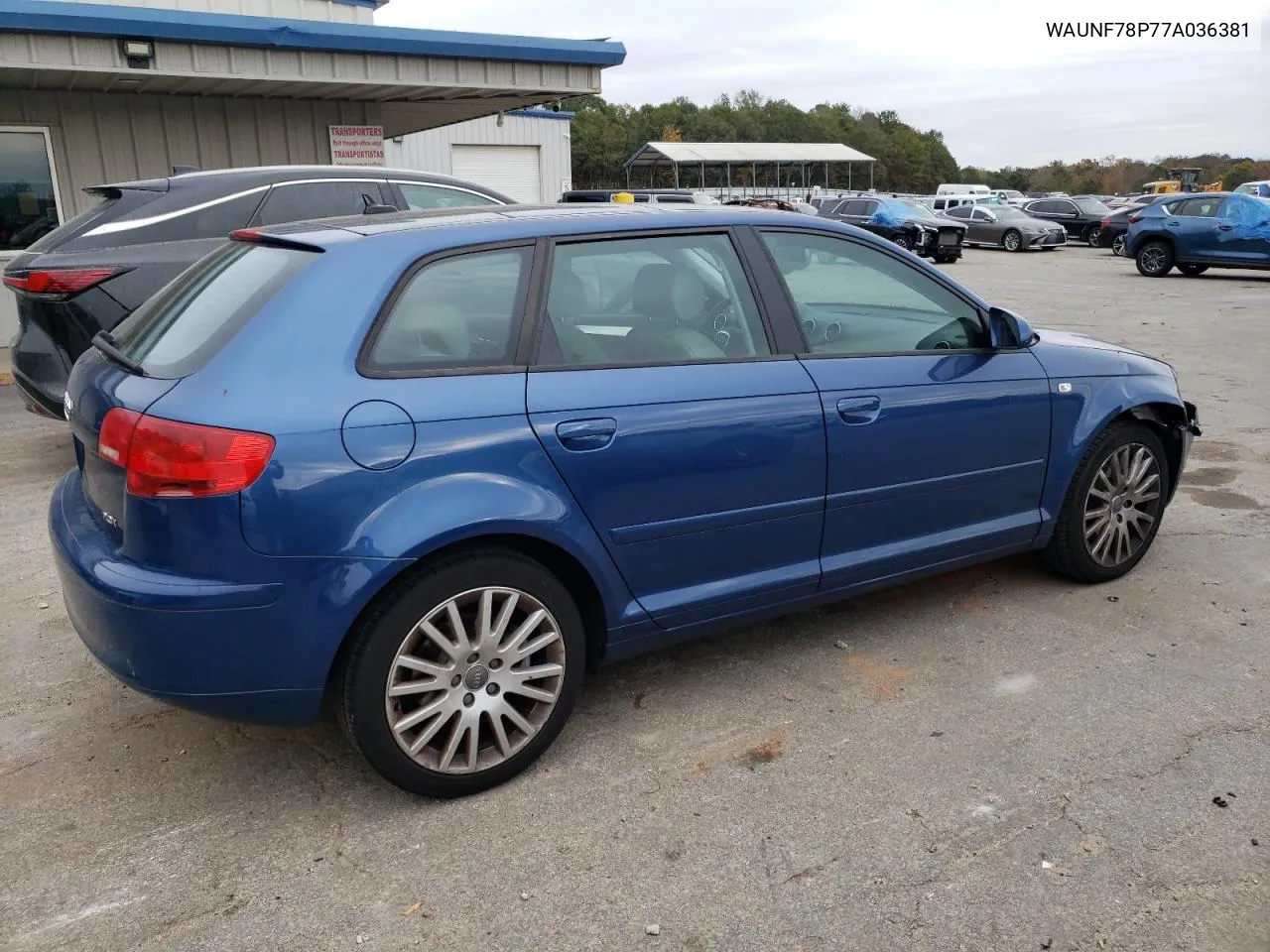 2007 Audi A3 2.0 Premium VIN: WAUNF78P77A036381 Lot: 79903544