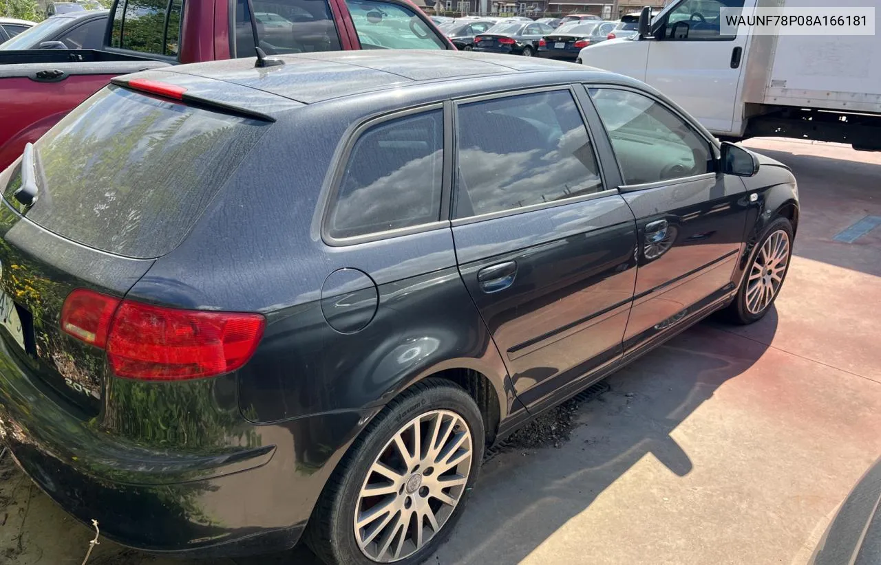 WAUNF78P08A166181 2008 Audi A3 2.0 Premium