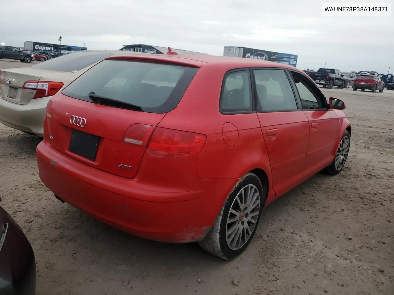 2008 Audi A3 2.0 Premium VIN: WAUNF78P38A148371 Lot: 76619424