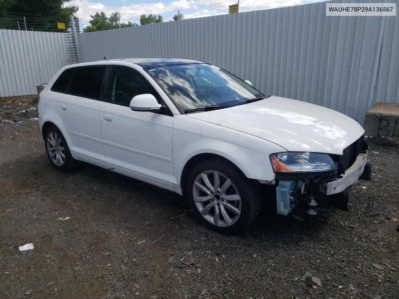 WAUHE78P29A136567 2009 Audi A3 2.0T