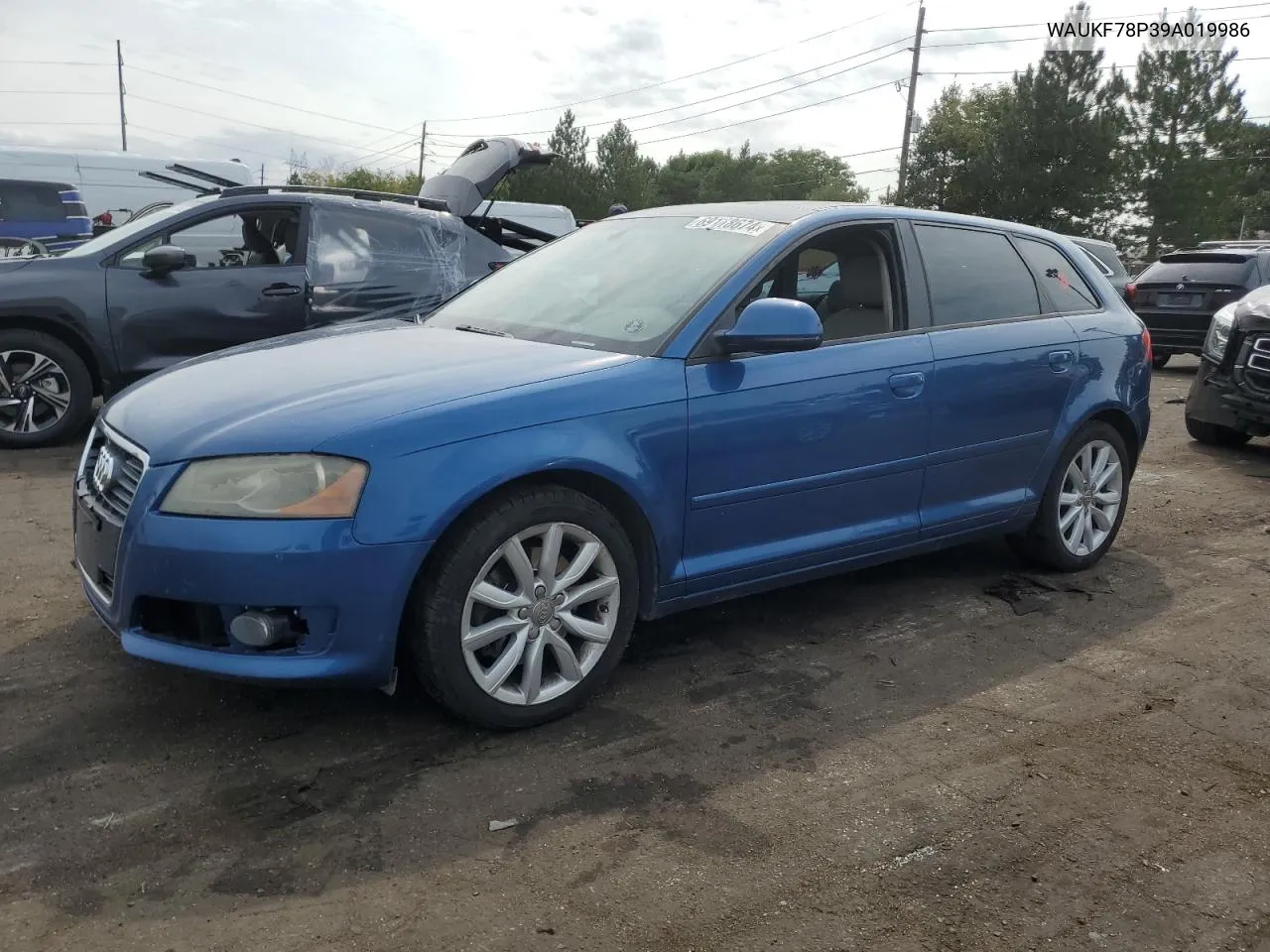 2009 Audi A3 2.0T Quattro VIN: WAUKF78P39A019986 Lot: 69118674