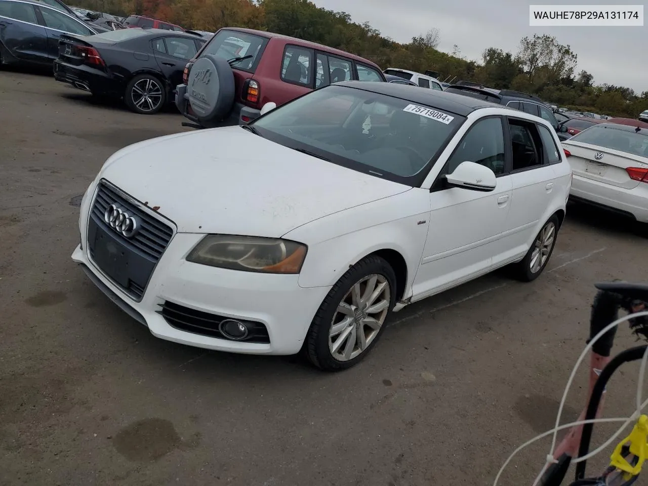 2009 Audi A3 2.0T VIN: WAUHE78P29A131174 Lot: 75719084