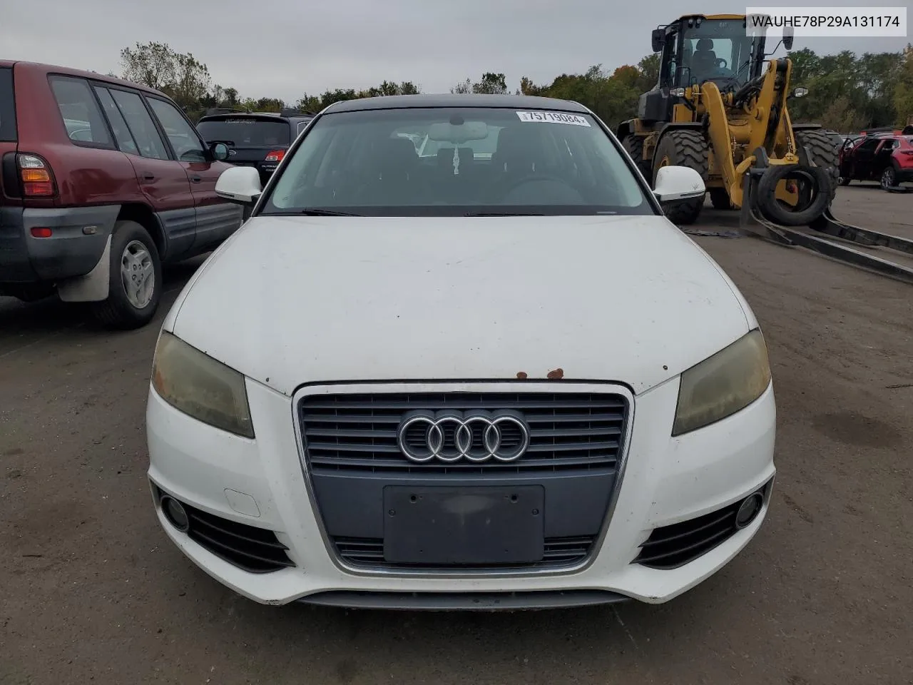 2009 Audi A3 2.0T VIN: WAUHE78P29A131174 Lot: 75719084