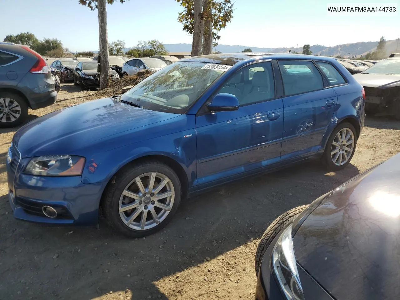 2010 Audi A3 Premium Plus VIN: WAUMFAFM3AA144733 Lot: 73883454