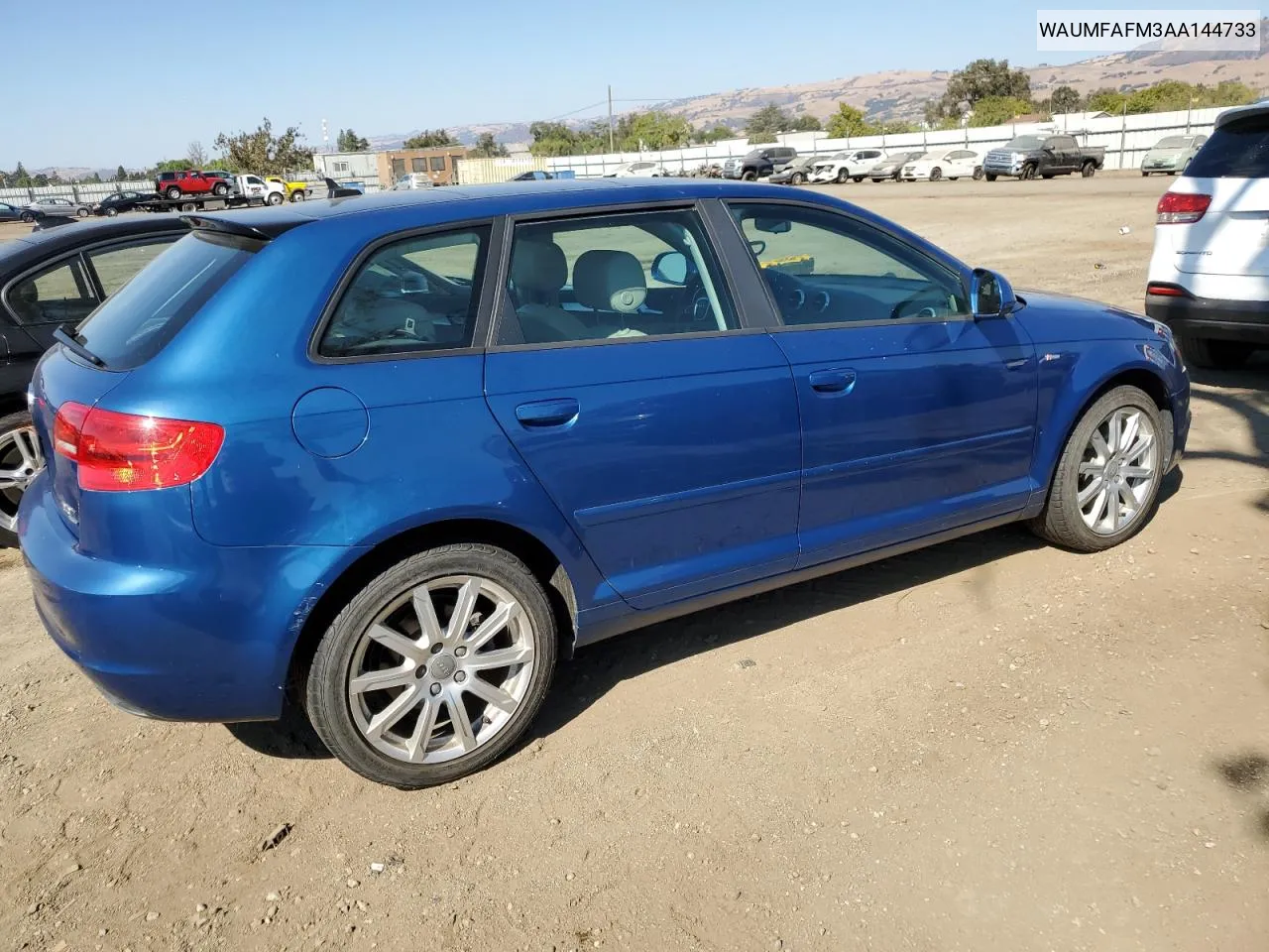 2010 Audi A3 Premium Plus VIN: WAUMFAFM3AA144733 Lot: 73883454