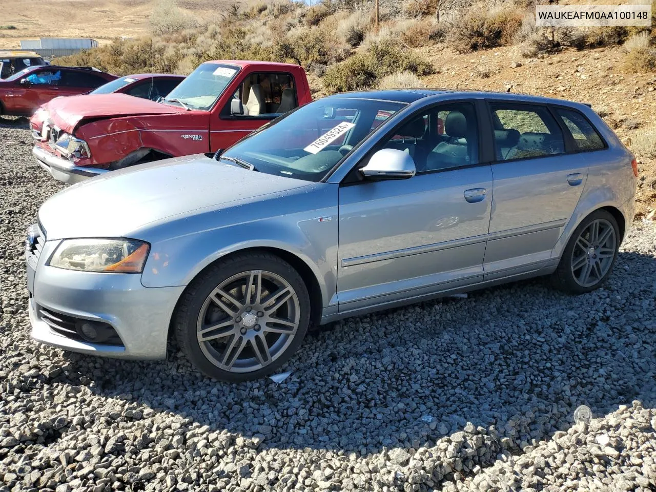 2010 Audi A3 Premium Plus VIN: WAUKEAFM0AA100148 Lot: 76049524