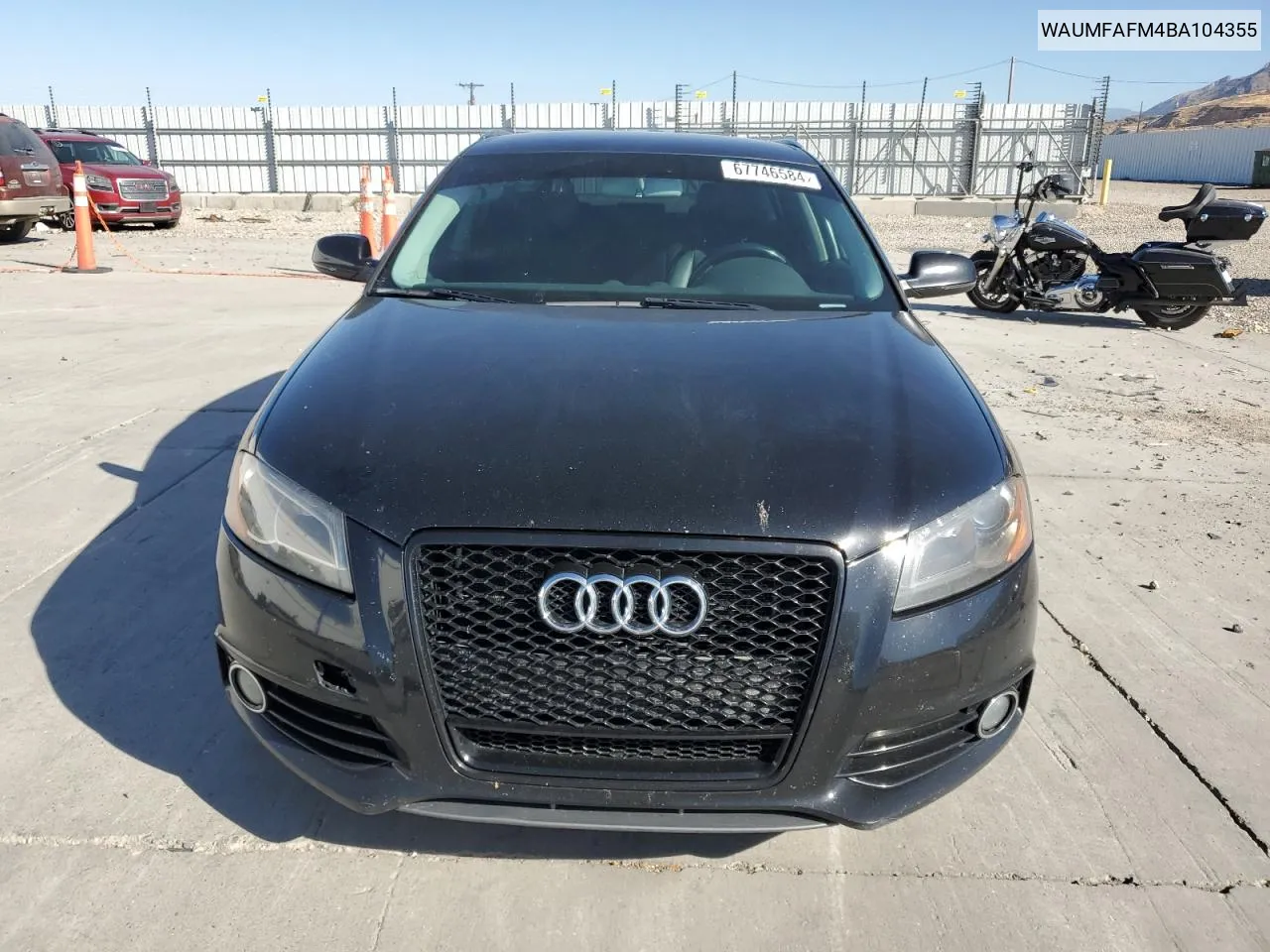 2011 Audi A3 Premium Plus VIN: WAUMFAFM4BA104355 Lot: 67746584