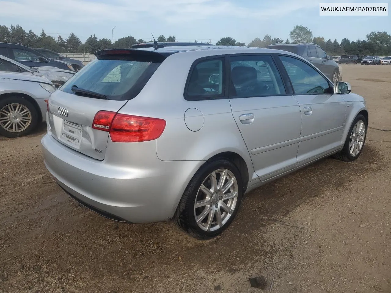 2011 Audi A3 Premium Plus VIN: WAUKJAFM4BA078586 Lot: 71259534