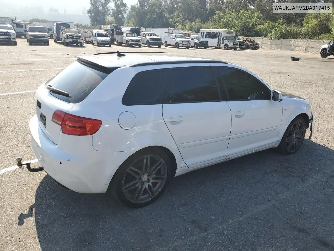 2011 Audi A3 Premium Plus VIN: WAUKJAFM2BA017415 Lot: 75305294