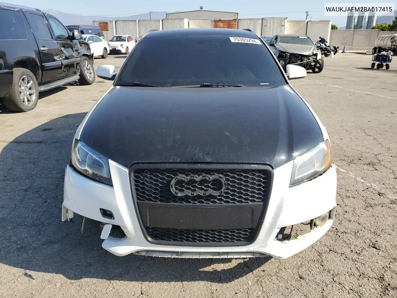 2011 Audi A3 Premium Plus VIN: WAUKJAFM2BA017415 Lot: 75305294