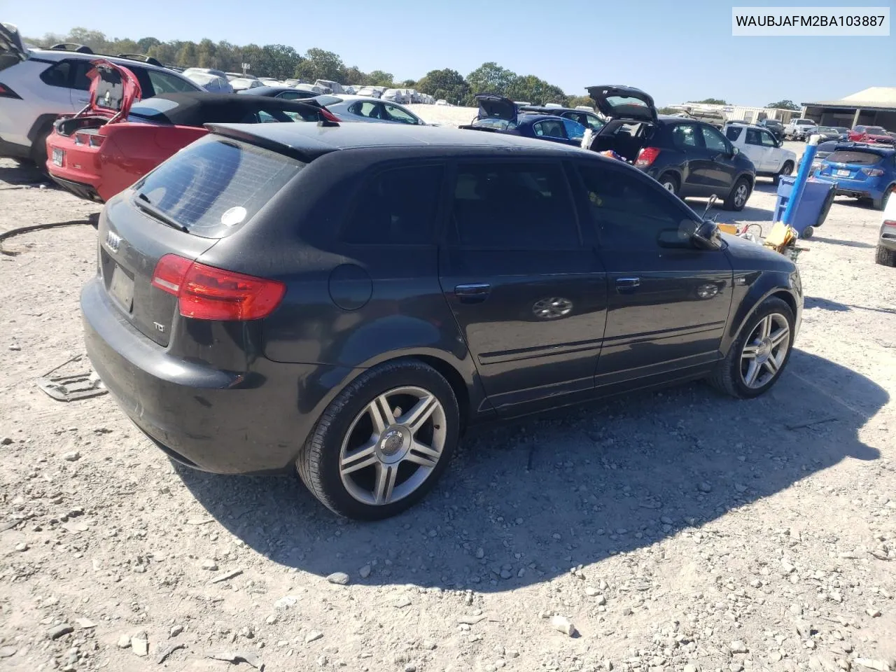 WAUBJAFM2BA103887 2011 Audi A3 Premium