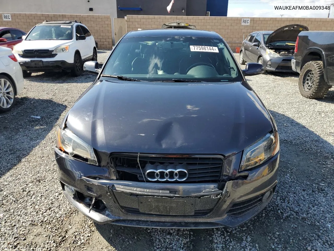 2011 Audi A3 Premium Plus VIN: WAUKEAFM0BA009348 Lot: 77598144