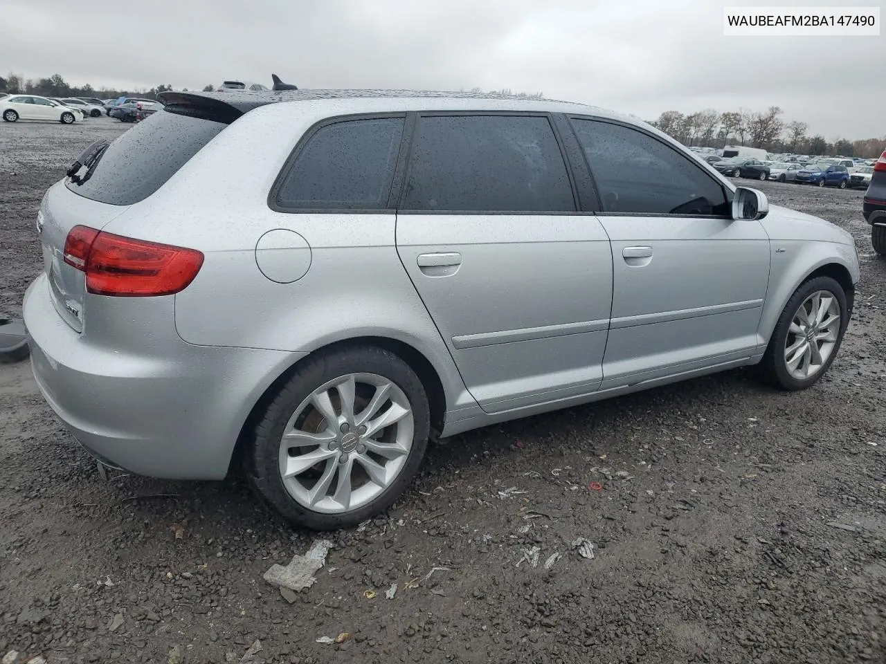 2011 Audi A3 Premium VIN: WAUBEAFM2BA147490 Lot: 80733714