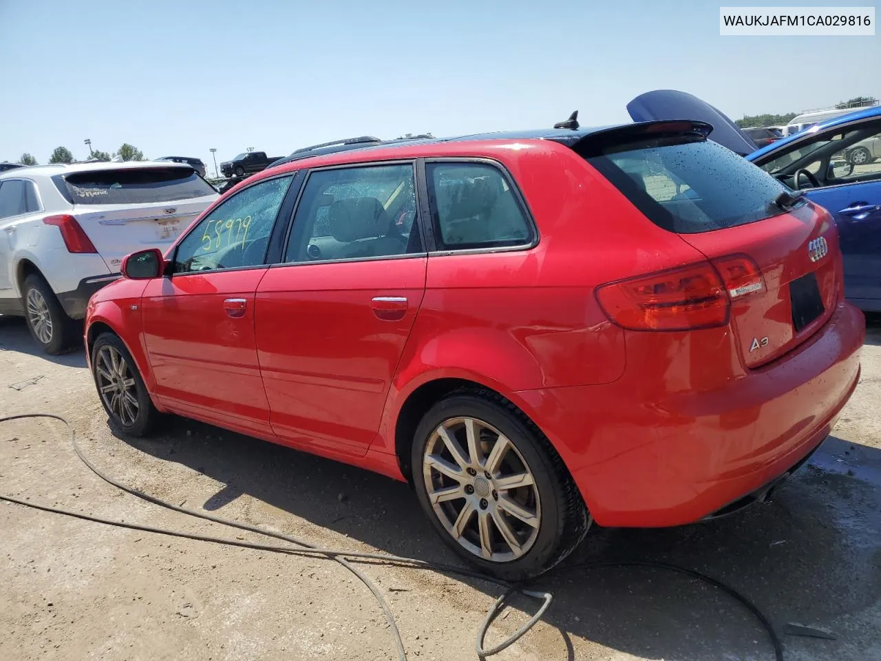 WAUKJAFM1CA029816 2012 Audi A3 Premium Plus