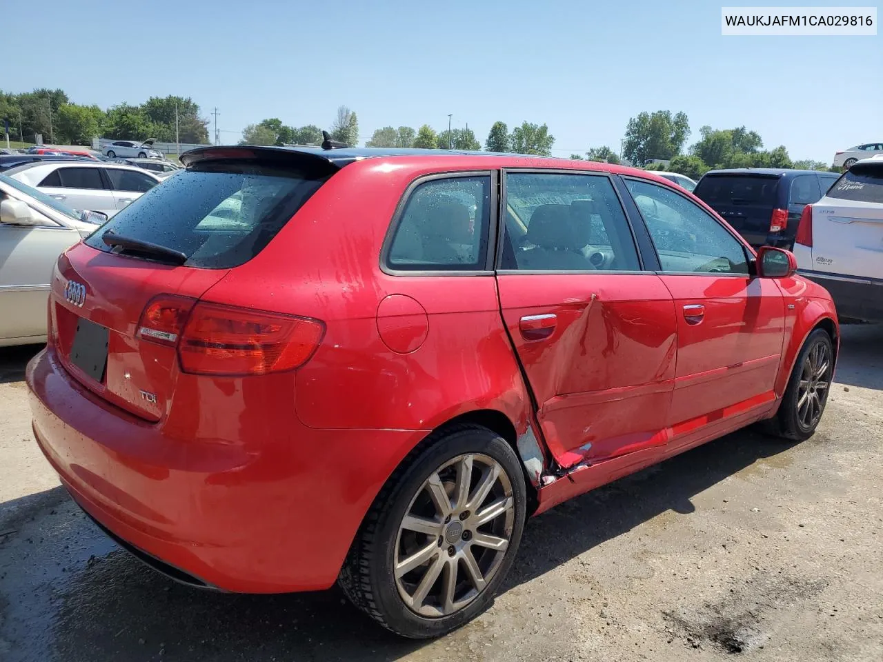 2012 Audi A3 Premium Plus VIN: WAUKJAFM1CA029816 Lot: 57401274