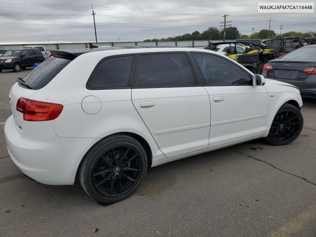 WAUKJAFM7CA114448 2012 Audi A3 Premium Plus