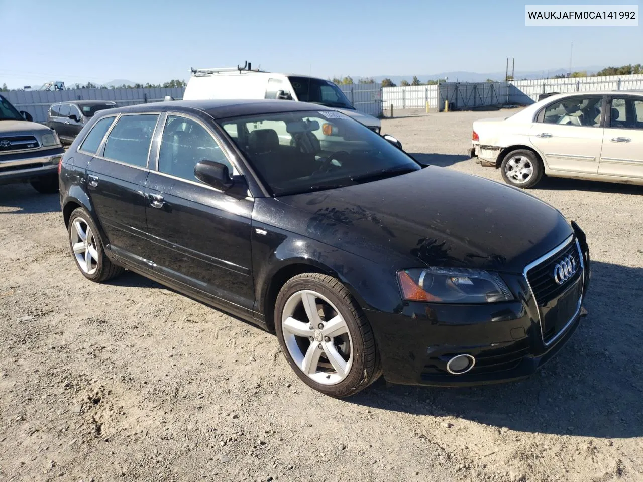 2012 Audi A3 Premium Plus VIN: WAUKJAFM0CA141992 Lot: 72389174