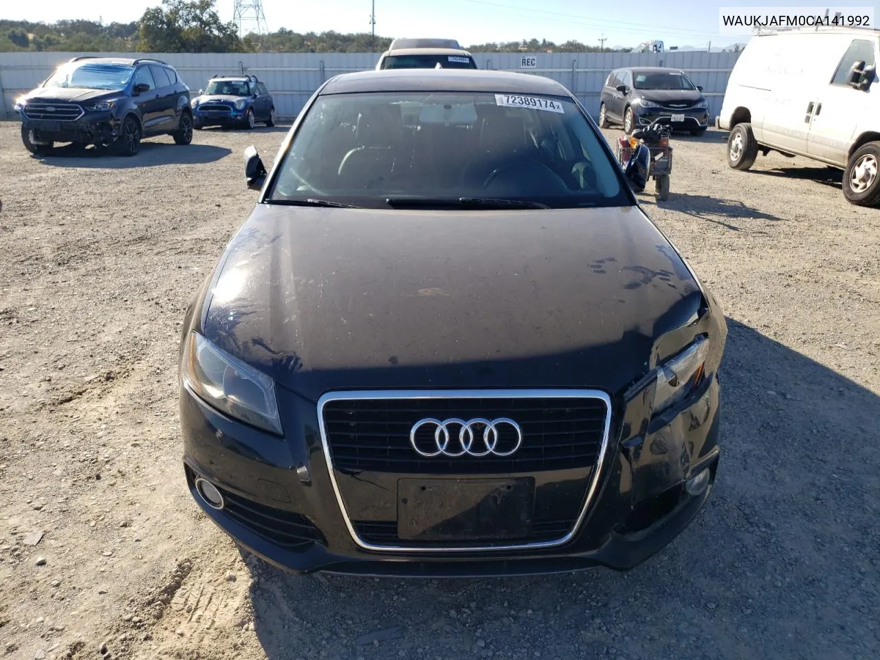 2012 Audi A3 Premium Plus VIN: WAUKJAFM0CA141992 Lot: 72389174