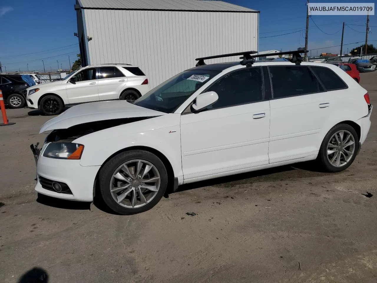 2012 Audi A3 Premium VIN: WAUBJAFM5CA019709 Lot: 73855374