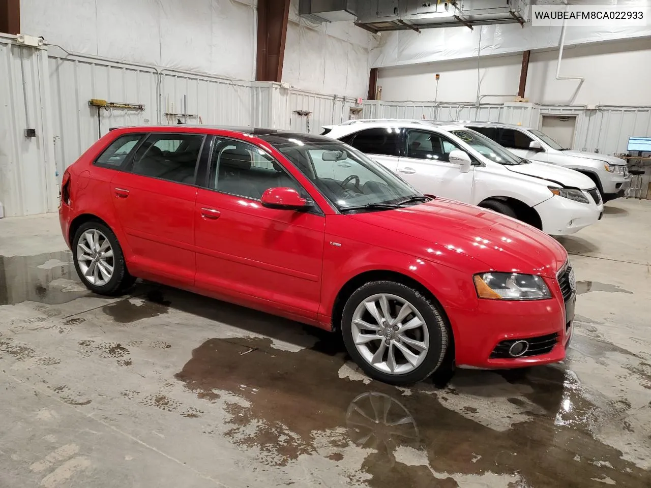 2012 Audi A3 Premium VIN: WAUBEAFM8CA022933 Lot: 76691504