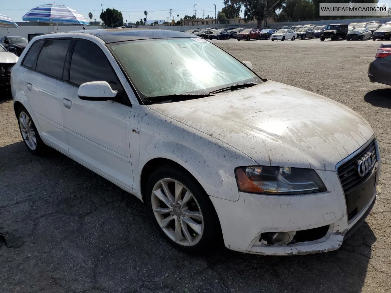 2012 Audi A3 Premium VIN: WAUBFAFMXCA006004 Lot: 77219694