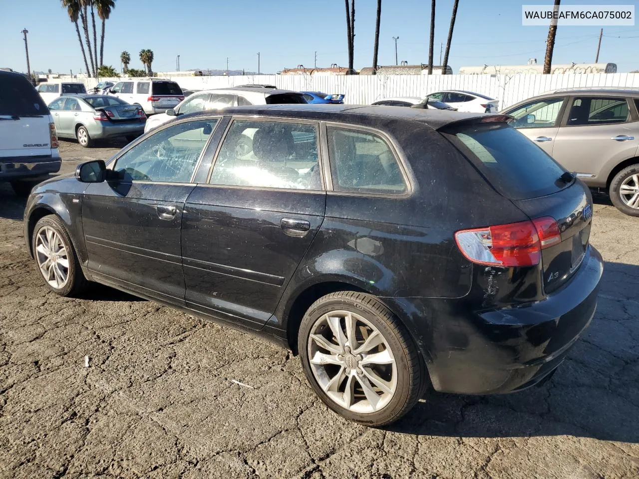 2012 Audi A3 Premium VIN: WAUBEAFM6CA075002 Lot: 80498534