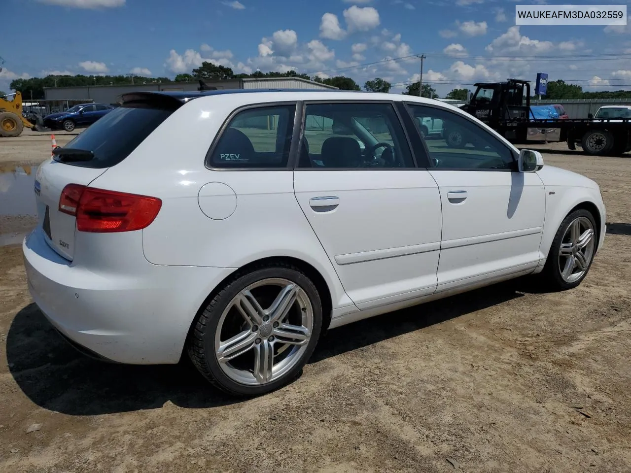 2013 Audi A3 Premium Plus VIN: WAUKEAFM3DA032559 Lot: 55188884