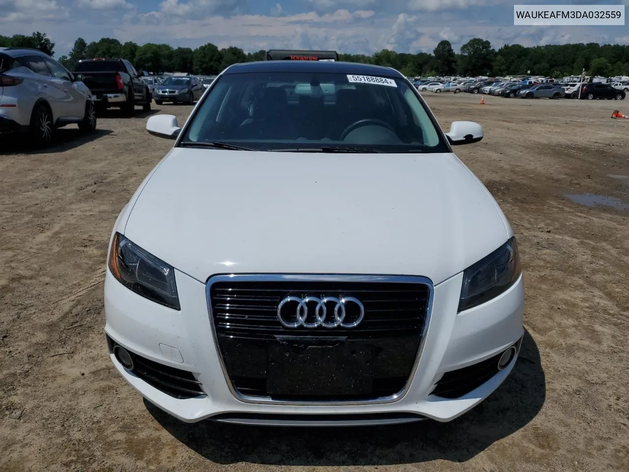 WAUKEAFM3DA032559 2013 Audi A3 Premium Plus