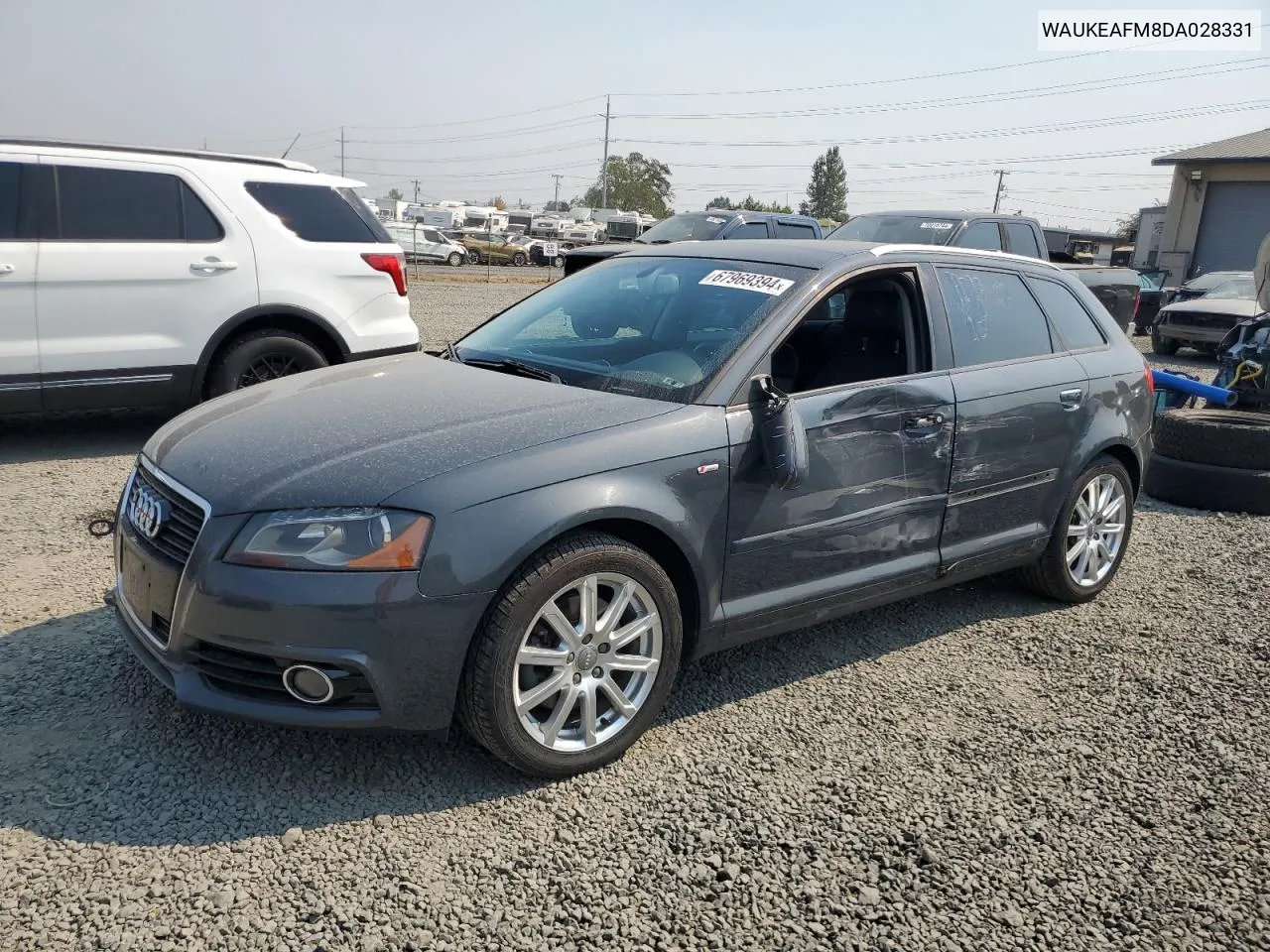 2013 Audi A3 Premium Plus VIN: WAUKEAFM8DA028331 Lot: 67969394