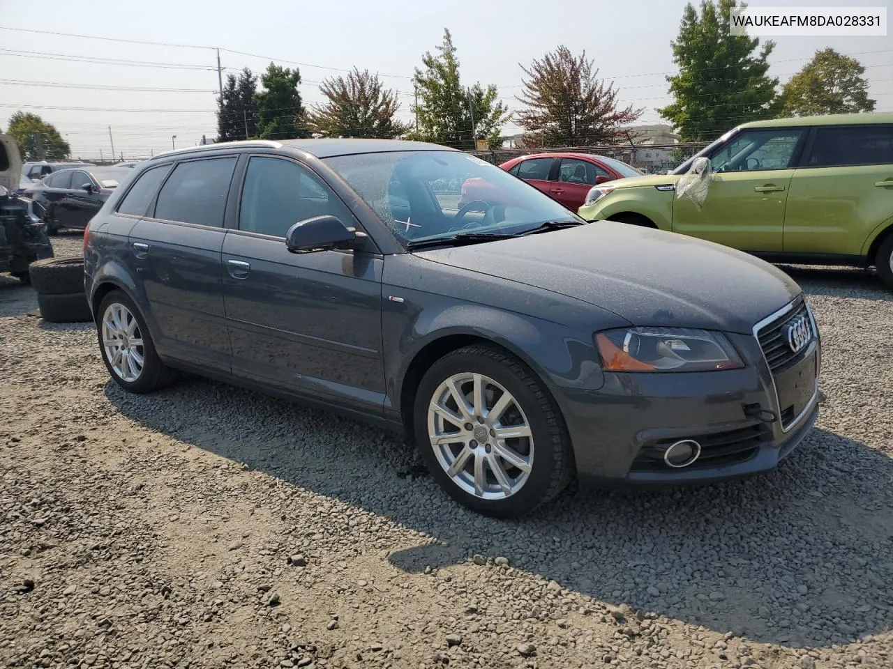 2013 Audi A3 Premium Plus VIN: WAUKEAFM8DA028331 Lot: 67969394