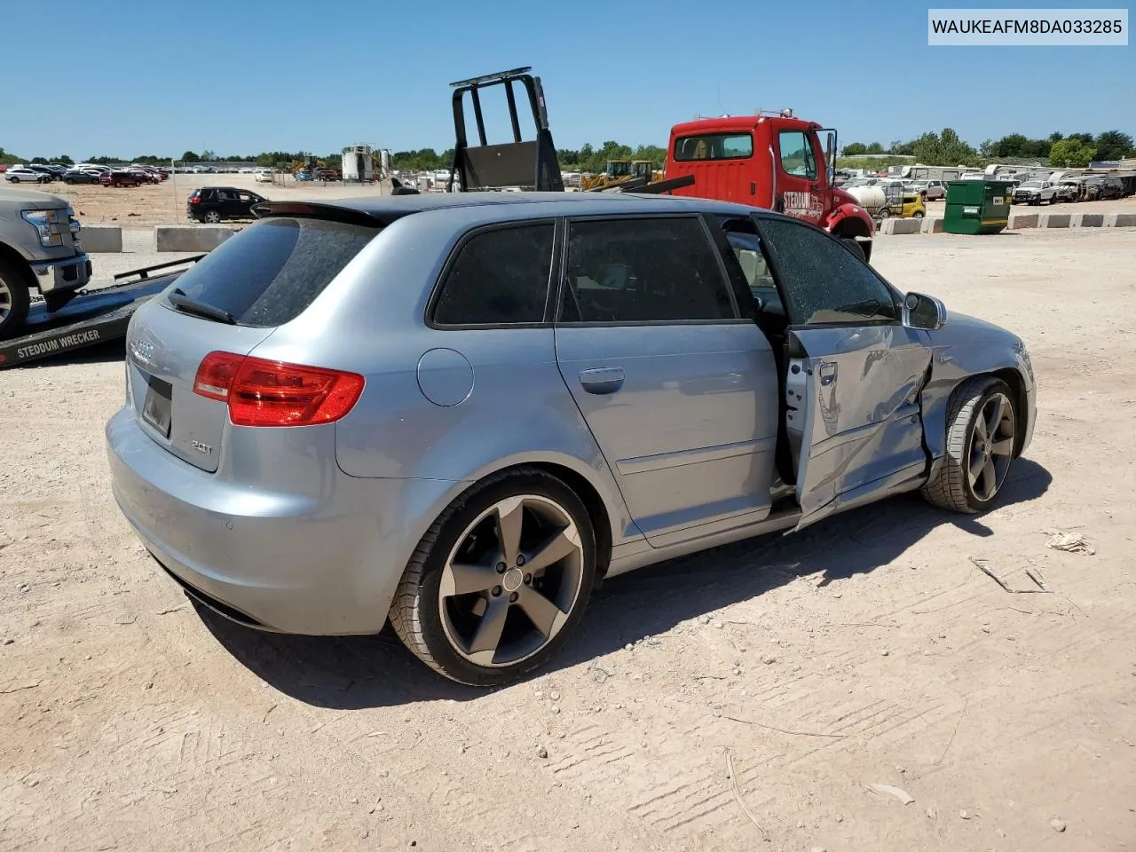 2013 Audi A3 Premium Plus VIN: WAUKEAFM8DA033285 Lot: 69268784