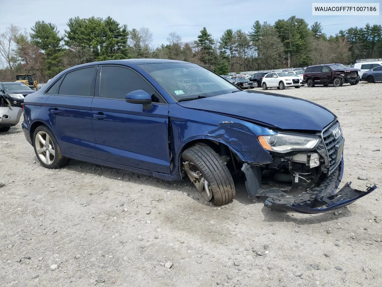 2015 Audi A3 Premium VIN: WAUACGFF7F1007186 Lot: 51429934