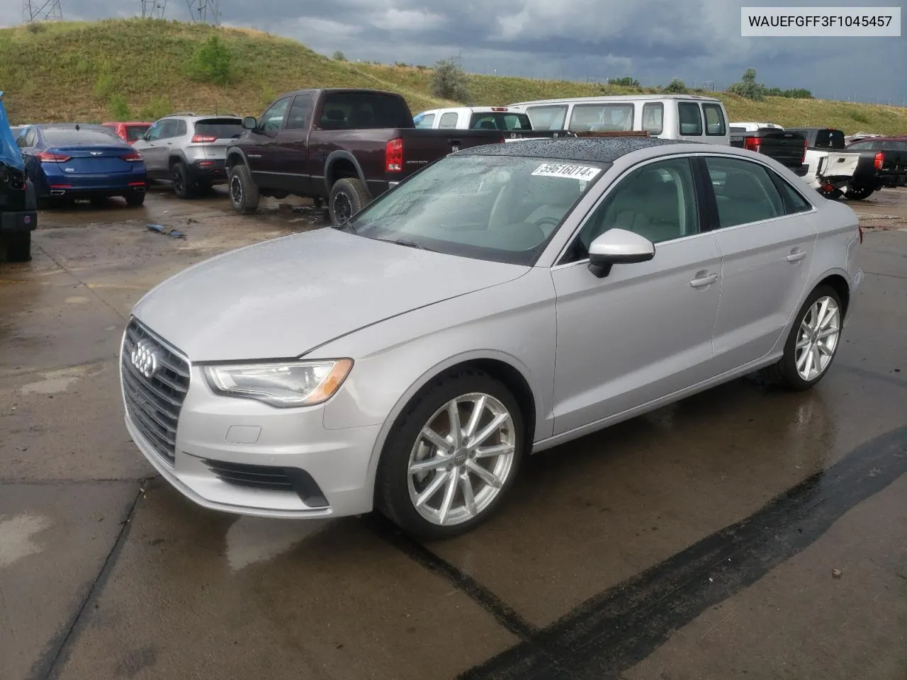 2015 Audi A3 Premium Plus VIN: WAUEFGFF3F1045457 Lot: 59616014